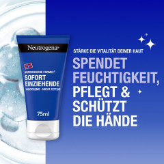 Neutrogena Sofort einziehende Handcreme, 75 ml, Neutrogena Быстровпитывающийся крем для сухой и чувствительной кожи рук с глицерином и витамином E, 75 мл