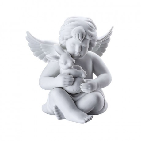 Rosenthal Rosenthal Engel mit Hase gross weiss matt 14 cm Rosenthal ангел с кроликом большой белый матовый 14 см