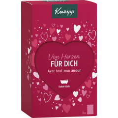 Kneipp Von Herzen fuer Dich Badekristalle Geschenkset, 3 x 60 g, Kneipp подарочный набор кристаллов для ванны «От всего сердца для тебя», 3 × 60 г