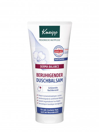 Kneipp Derma Balance beruhigender Duschbalsam, 200 ml, Kneipp успокаивающий бальзам для душа Derma Balance с маслом вечерней примулы для очень сухой кожи, 200 мл