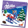 Milka & Oreo Adventskalender, Milka & Oreo большой адвент-календарь 2026 с печеньем и шоколадными сюрпризами, 24 окошка, 284 г