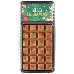 Weibler Geschenkpackung Adventskalender Vollmilch 30g, мини-адвент-календарь из молочного шоколада в подарочной упаковке, 30 г