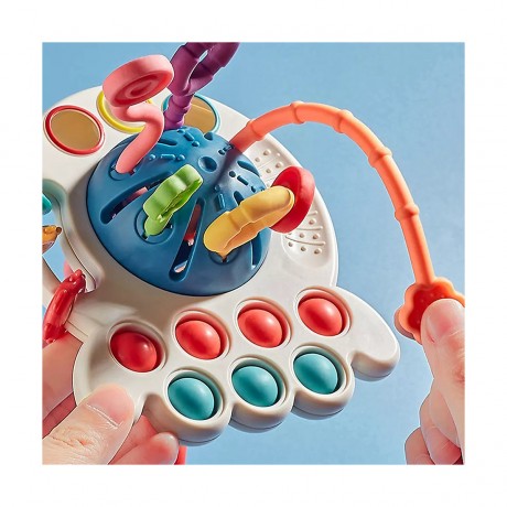 Vicabo Baby Sensorisches Montessori Spielzeug Octopus Motorikspielzeug fur Kinder Детская сенсорная игрушка Монтессори Осьминог Двигательные навыки Игрушка для детей