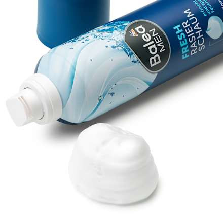 Balea MEN Rasierschaum Fresh, 300 ml, Освежающая пена Fresh для бритья с ментолом, 300 мл