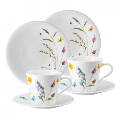 Hutschenreuther Hutschenreuther Nora Spring Vibes Set 6-tlg. fur 2 Personen mit Kombitasse Набор Hutschenreuther Nora Spring Vibes, 6 предм. для 2 человек с комбинированной чашкой