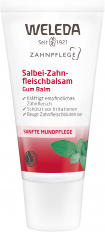 WELEDA Salbei Zahnfleischbalsam, 30 ml, Бальзам-гель для чувствительных дёсен с шалфеем и ромашкой, 30 мл