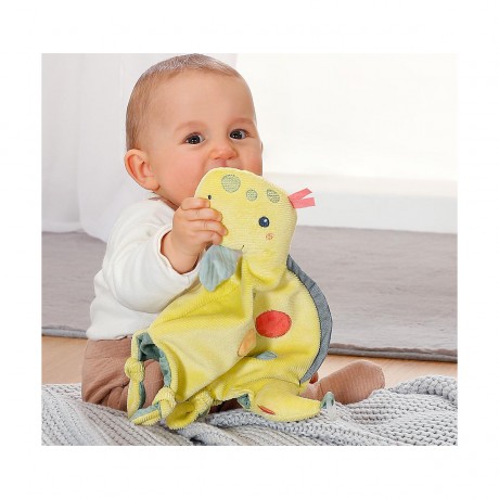 Fehn Schmusetuch-Handpuppe Dino Одеяло ручной марионетки Дино