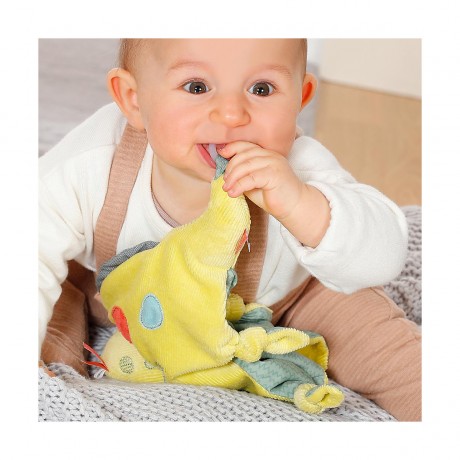 Fehn Schmusetuch-Handpuppe Dino Одеяло ручной марионетки Дино