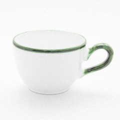 Gmundner Keramik Gmundner Keramik Gruner Rand Kaffee Obertasse glatt 0,19 l Кофейная чашка Gmundner Ceramics Green Rim гладкая 0,19 л