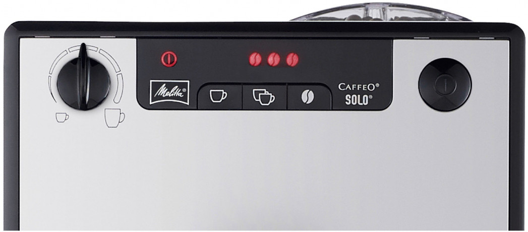Melitta Melitta Kaffeevollautomat Solo 950-666, Pure Silver, aromatischer Kaffee Espresso bei nur 20 cm Breite Полностью автоматическая кофемашина Melitta Solo 950-666, Pure Silver, ароматный кофе эспрессо шириной всего 20 см.