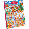 Lindt Teddy Wimmelbild Adventskalender 2025 Адвент календарь, 35 сладких сюрприза, 36см х 48см, 265 грамм