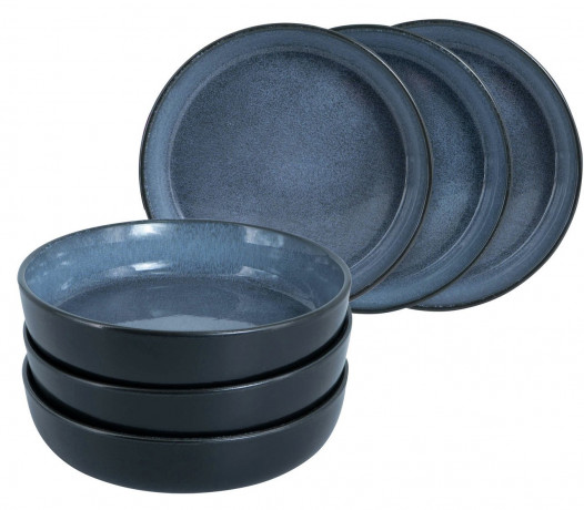 Moritz & Moritz Moritz & Moritz Suppenteller 6-tlg. DIGITAL blau Суповые тарелки Moritz & Moritz 6 шт. ЦИФРОВОЙ