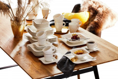 NOVEL Novel Kombiservice La Musica 42-tlg. Weiss Новый комбинированный сервиз La Musica 42 шт.