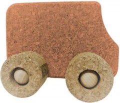 KORXX Spielzeugauto Kork Bus Пробковый автобус игрушечной машинки