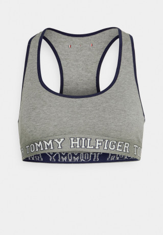 Tommy Hilfiger LEAGUE TRIANGLE BRALETTE Bustier medium grey heather БЮСТГАЛЬТЕР С ТРЕУГОЛЬНИКАМИ LEAGUE Бюстье средний серый вереск