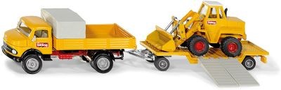 SIKU SIKU Super 4117 Mercedes-Benz 710 mit Kramer 411 Radlader Bolling 1:50 SIKU Super 4117 Mercedes-Benz 710 с фронтальным погрузчиком Kramer 411 Bolling 1:50