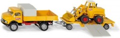 SIKU SIKU Super 4117 Mercedes-Benz 710 mit Kramer 411 Radlader Bolling 1:50 SIKU Super 4117 Mercedes-Benz 710 с фронтальным погрузчиком Kramer 411 Bolling 1:50