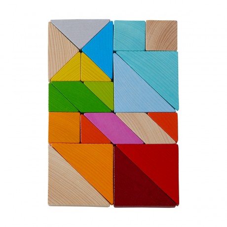 Haba HABA 305777 Legespiel Bunter Tangram-Mix HABA 305777 Пазл Разноцветный танграм микс