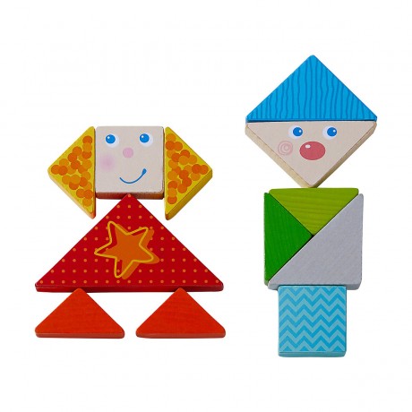 Haba HABA 305777 Legespiel Bunter Tangram-Mix HABA 305777 Пазл Разноцветный танграм микс