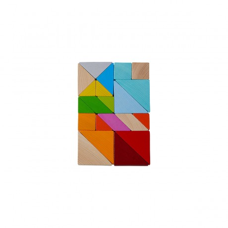 Haba HABA 305777 Legespiel Bunter Tangram-Mix HABA 305777 Пазл Разноцветный танграм микс