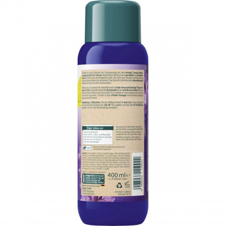 Kneipp Aroma-Pflegeschaumbad Zeit fuer Traeume, 400 ml, Kneipp ароматная пена для ванны «Время мечтать» с лавандой и ванилью, 400 мл
