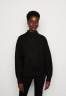 Tommy Hilfiger PUFF SLEEVE MOCK-NECK SWEATER Jumper black СВИТЕР С ПЛОСКИМ РУКАВОМ И ВЫРЕЗОМ Джемперы черный