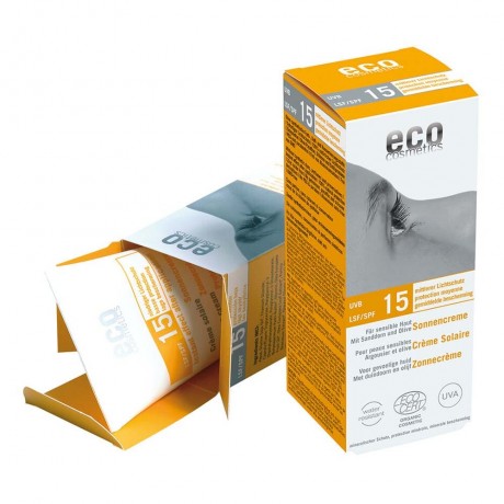 Eco Cosmetics Sonnencreme LSF15 Солнцезащитный крем SPF15