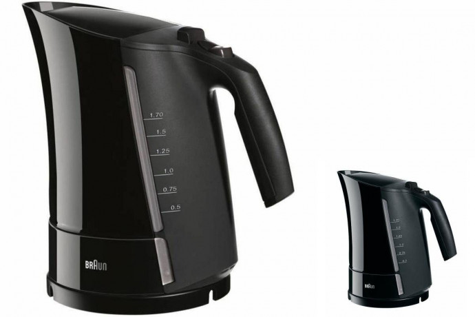 Braun Braun Wasserkocher WK 300 Wasserkocher Multiquick 3 schwarz  Чайник Braun WK 300 чайник Multiquick 3 черный