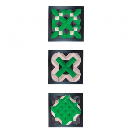 SINASPIELZEUG Holzspielzeug Bausteinspiel PYROM grun Деревянный строительный блок игра PYROM зеленый