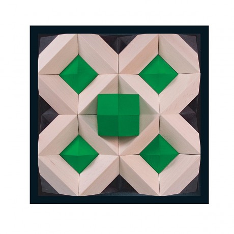 SINASPIELZEUG Holzspielzeug Bausteinspiel PYROM grun Деревянный строительный блок игра PYROM зеленый