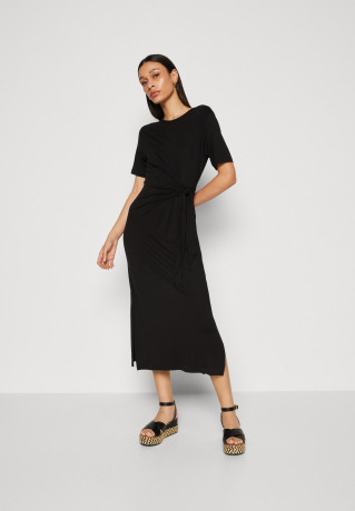 Tommy Hilfiger KNOT MIDI Jersey dress black KNOT MIDI Платье из джерси черный