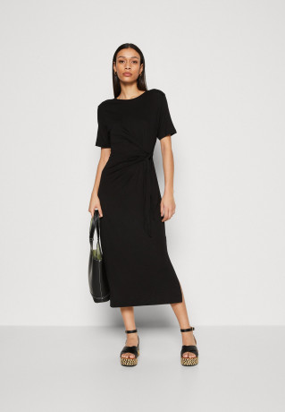 Tommy Hilfiger KNOT MIDI Jersey dress black KNOT MIDI Платье из джерси черный