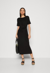 Tommy Hilfiger KNOT MIDI Jersey dress black KNOT MIDI Платье из джерси черный