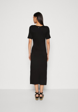 Tommy Hilfiger KNOT MIDI Jersey dress black KNOT MIDI Платье из джерси черный