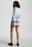 Tommy Hilfiger Mini skirt twill g stp check l/ ecru Мини-юбка саржа g stp check l/ экрю