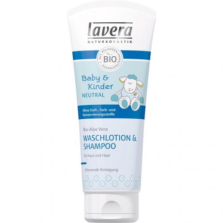 Lavera (Лавера)  sanfte Hautpflege Bio-Aloe Vera Waschlotion & Shampoo, 225 мл