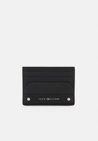 Tommy Hilfiger BUSINESS LEA HOLDER UNISEX Wallet black BUSINESS LEA HOLDER UNISEX Бумажник черный