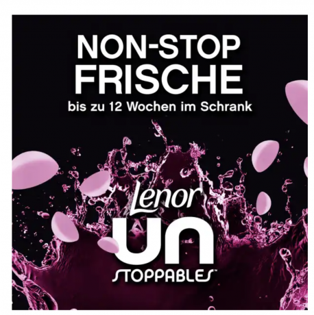 Lenor Wascheparfum Unstoppables Fresh Sensations 155g x 2stk, Ленор Парфюм для стирки Цветочная свежесть, 155 грамм x 2 штуки
