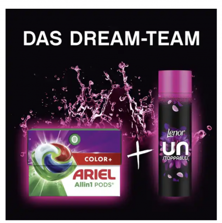 Lenor Wascheparfum Unstoppables Fresh Sensations 155g x 2stk, Ленор Парфюм для стирки Цветочная свежесть, 155 грамм x 2 штуки