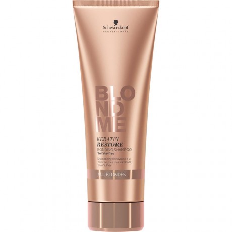 Schwarzkopf (Шварцкопф) Professional Blondme Bonding Shampoo Шампунь для окрашенных волос All Blondes Keratin Restore, 250 мл