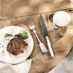 Robbe &amp; Berking Robbe &amp; Berking Alt-Spaten - 150 g versilbert Menugabel 204 mm Robbe &amp;amp; Berking Alt-Spaten - Столовая вилка посеребренная 150 г 204 мм