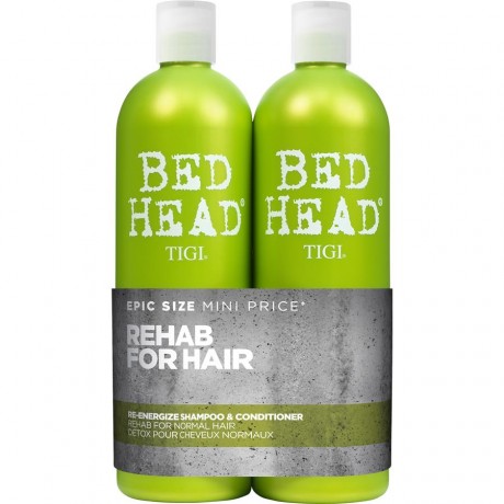 TIGI (Тиджи) Urban Anti+Dotes Re-Energize Tween Duo, Shampoo Шампунь 750 мл + Conditioner Кондиционер для волос 750 мл / 1 шт.