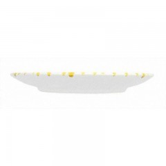 Gmundner Keramik Gmundner Keramik Gelbgeflammt Dessertteller / Fruhstucksteller Cup d: 20 cm / h: 2,6 cm Gmundner керамическая желтая тарелка для десерта / тарелка для завтрака D чашки: 20 см / высота: 2,6 см