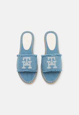 Tommy Hilfiger FLAT Mules light blue ПЛОСКИЕ Мюли светло-синий