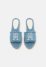 Tommy Hilfiger FLAT Mules light blue ПЛОСКИЕ Мюли светло-синий