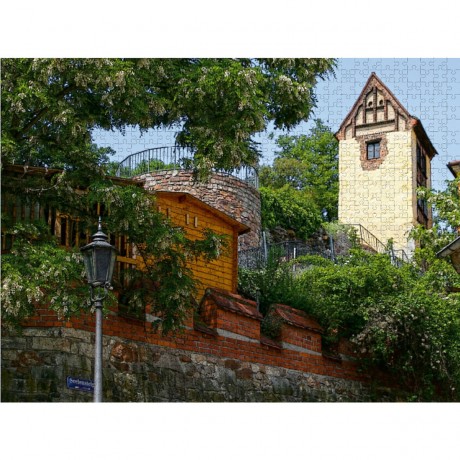 CALVENDO Puzzle CALVENDO Puzzle Wehrturm des Domherrenhofes in Meissen Пазл CALVENDO Puzzle Защитная башня Domherrenhof в Мейсене