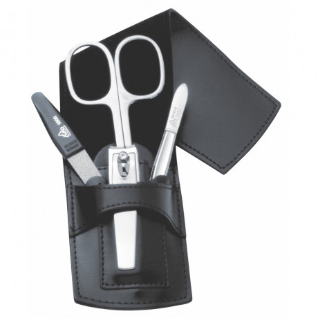 ERBE Design-Etui, 4-teilig, schwarz Дизайнерский кейс, 4 шт., черный