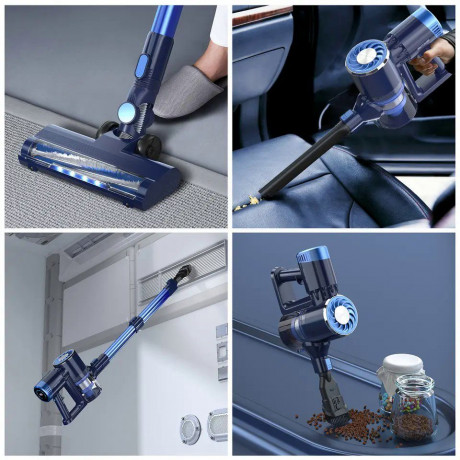 Tocmoc Tocmoc Akku-Stielstaubsauger PCare Akku-Staubsauger 4 in 1 Stick P3, Echtzeit-Leistungsanzeige, 210,00 W, beutellos, 65000 U/min, 2 Geschwindigkeiten, 4-Stufen-Filtration Беспроводной пылесос Tocmoc Беспроводной пылесос PCare 4 в 1 с ручкой P3, от