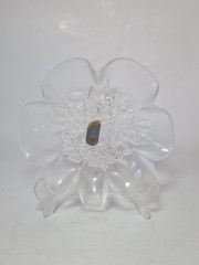 Тарелка винтажная стеклянная в форме цветка Original Walther Glas, 20 x 4 см, Германия, 1960-70гг.