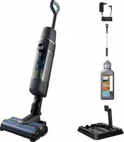 Philips Philips Nass-Trocken-Akkusauger AquaTrio Cordless 7000 Series, Saugen und Wischen in einem Zug, beutellos, XW7110/01 Беспроводной пылесос Philips для влажной и сухой уборки AquaTrio Cordless 7000 Series, уборка пылесосом и мытье полов за один раз